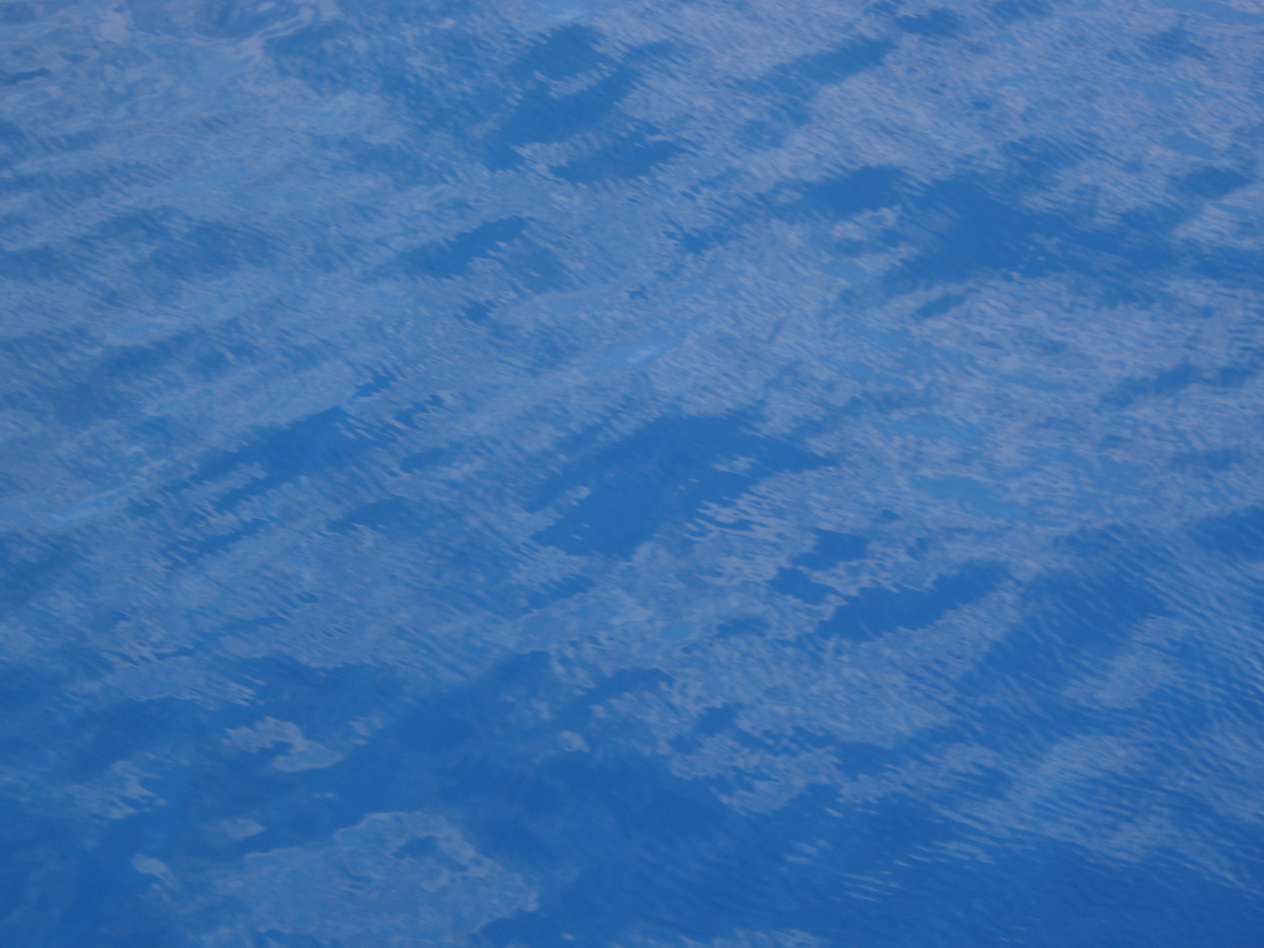 La couleur de l'eau en pleine mer!!!!!